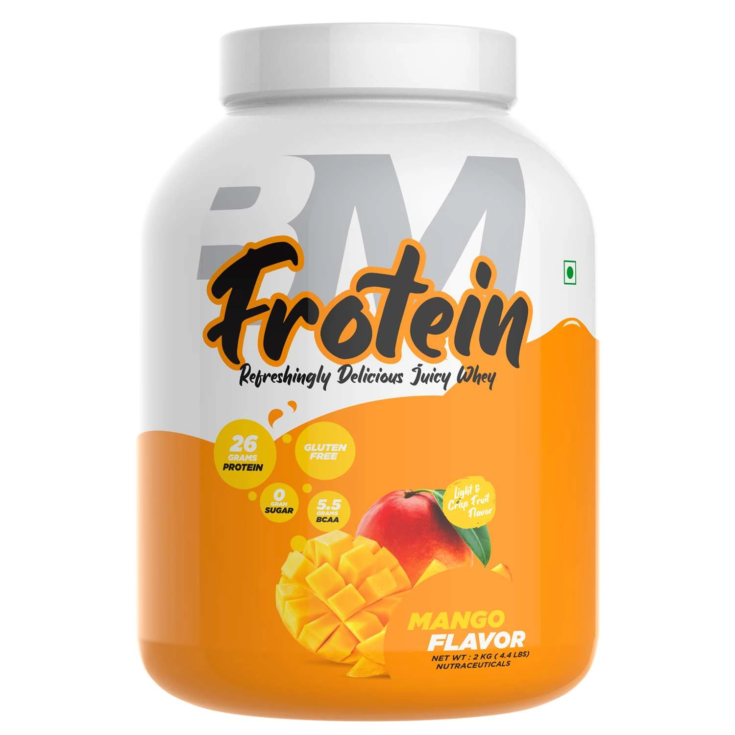 Bigmuscles Nutrition Frotein 26g Refreshing Hydrolysed Whey Protein Isolate with extra protein and with extra absorption rate
