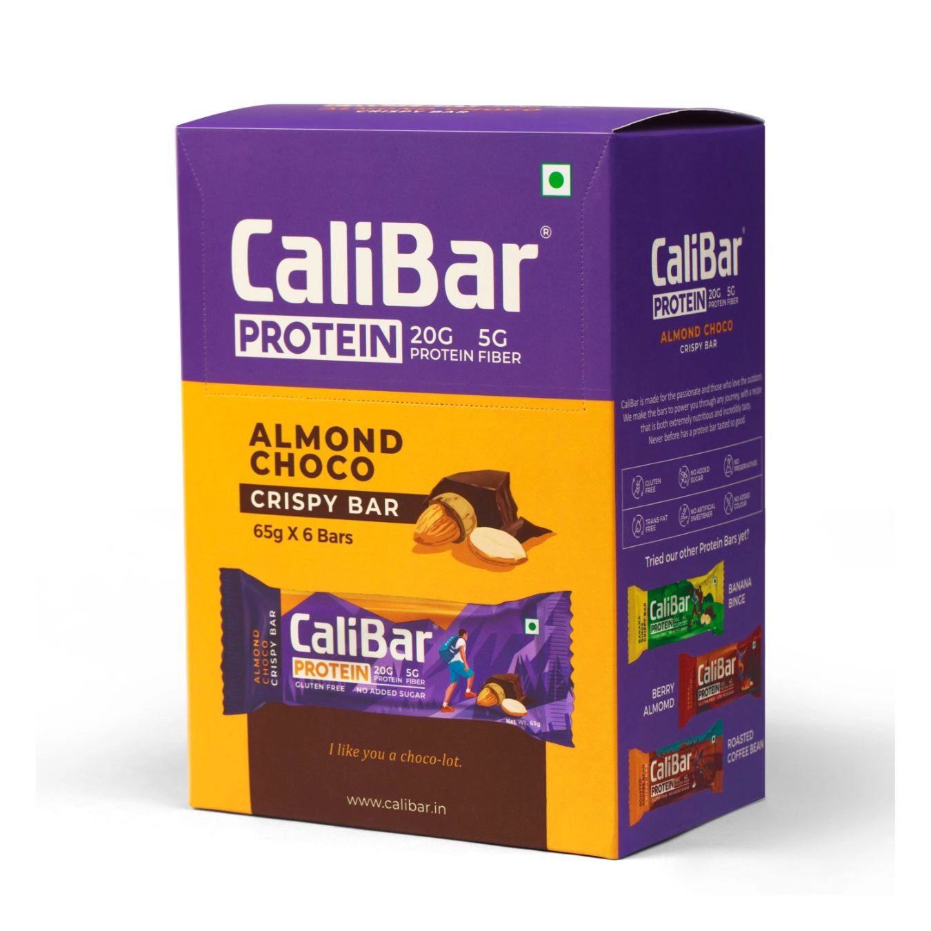calibar-protein-bar-almond-choco-crisp-pack