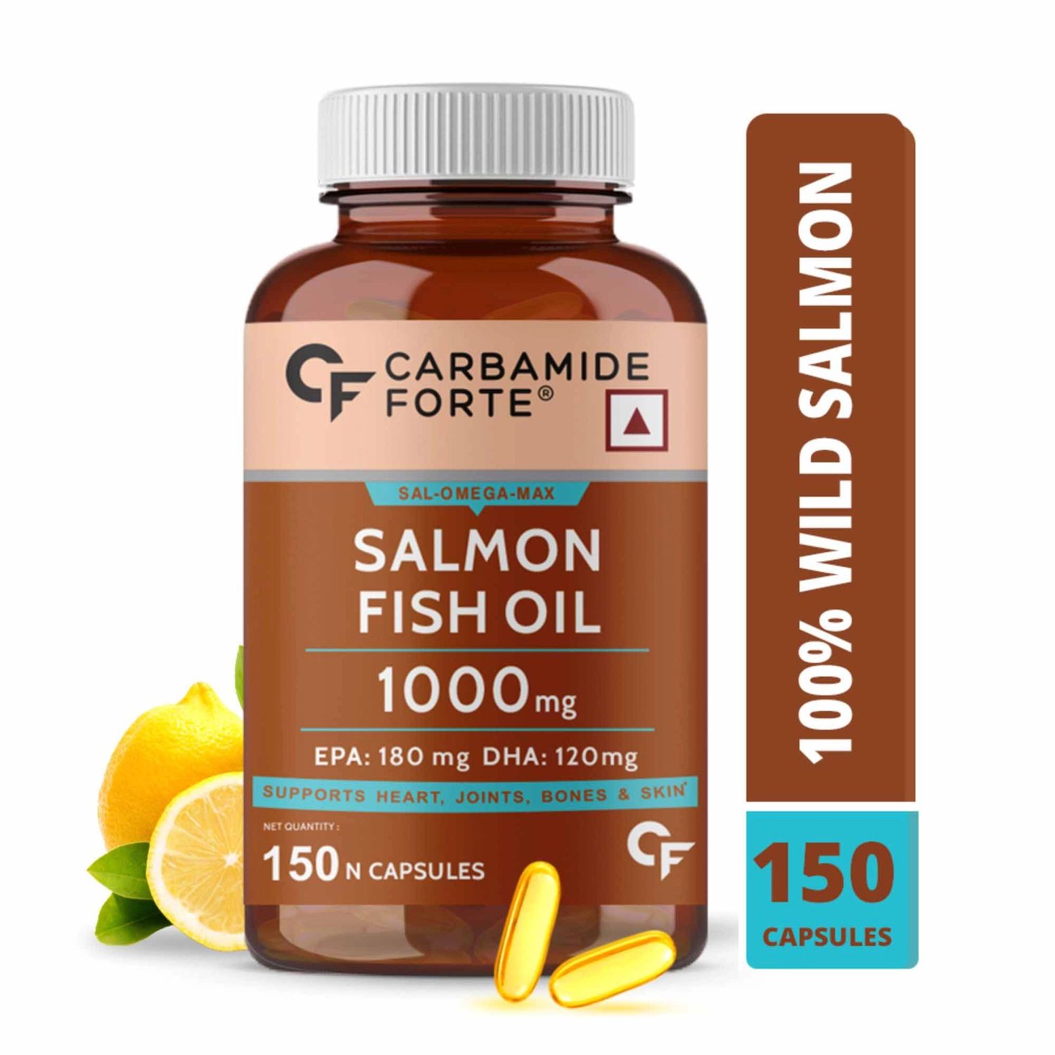 Carbamide Forte Salmon Fish Oil 1000mg Capsule with 300mg Omega 3