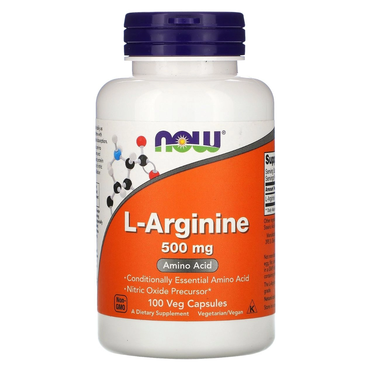 Now Foods L-Arginine 500mg