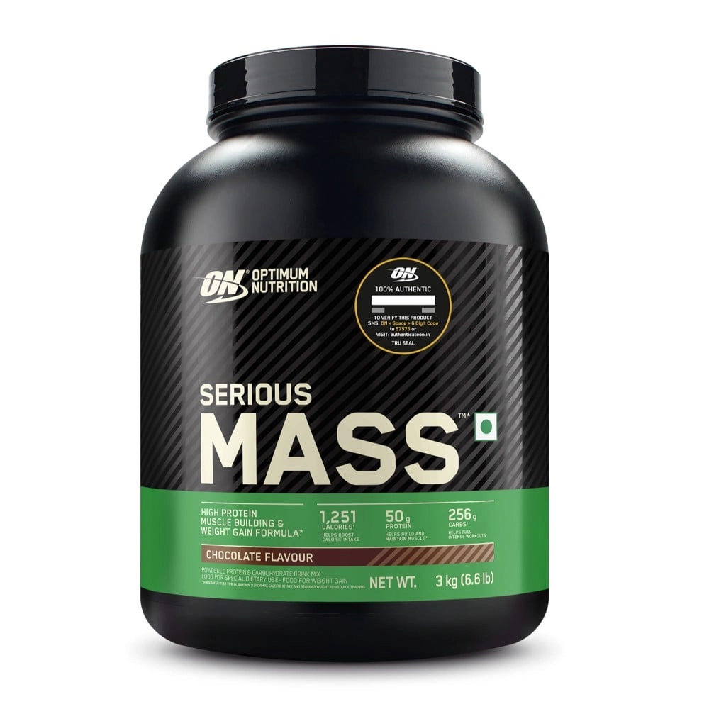 Optimum Nutrition (ON) Serious Mass Weight Gainer Powder (Vegetarian)