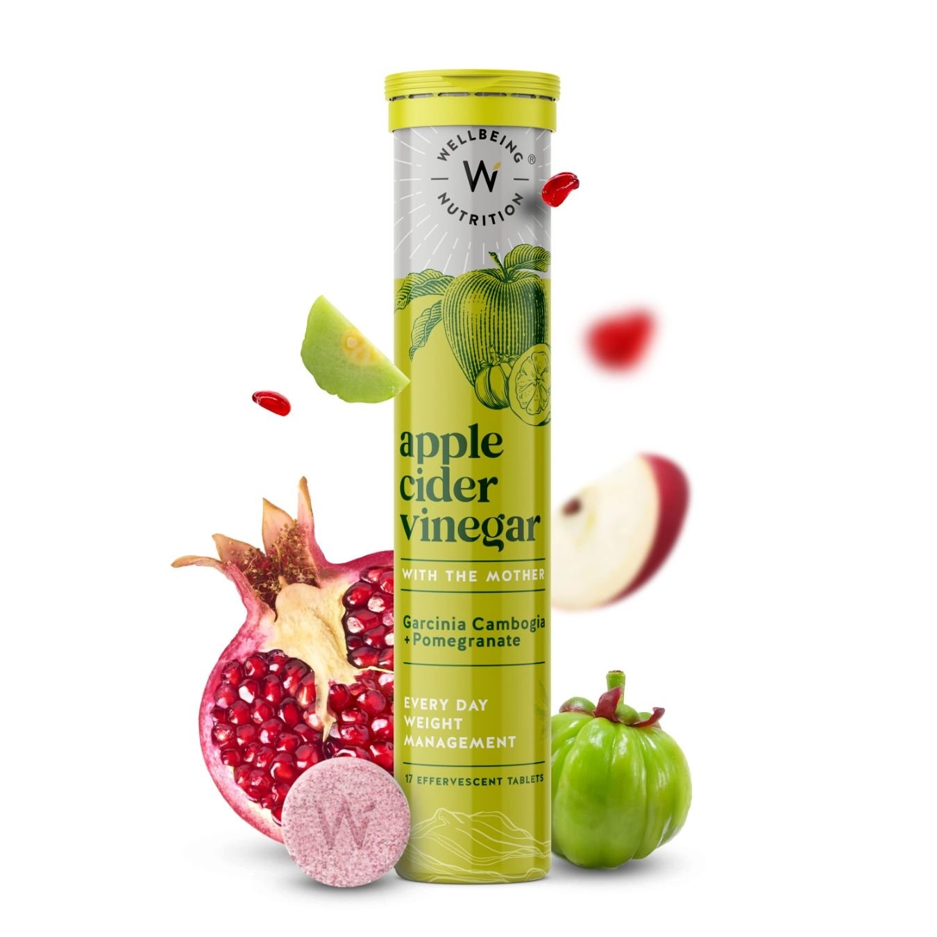 wellbeing-nutrition-apple-cider-vinegar-with-the-mother-and-garcinia-cambogia-pomegranate-17-effervescent-tablets