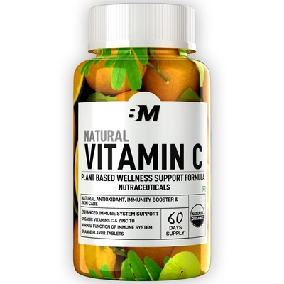 Bigmuscles Nutrition Natural Vitamin C & Zinc 1000mg