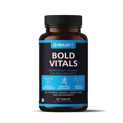 Boldfit Bold Vitals Sports Multivitamin Supplements With Over 55 Vitamins, Minerals, Amino Acids & Antioxidants