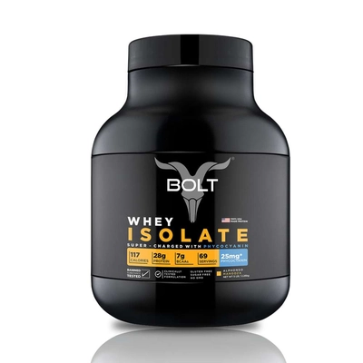 Bolt 100% Whey Isolate Super-charged With Phycocyanin