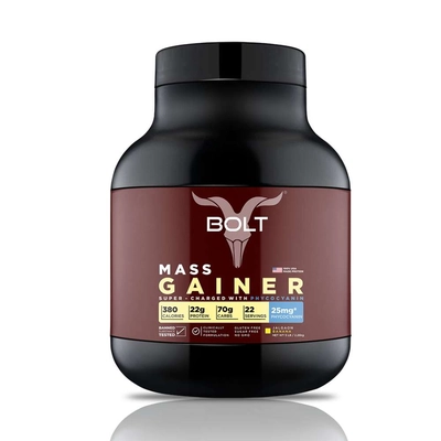 Bolt Mass Gainer Super-Charged With Phycocyanin