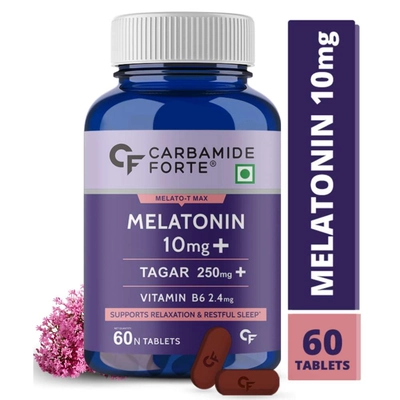 Carbamide Forte Melatonin 10mg With Tagara 250mg Sleeping Aid