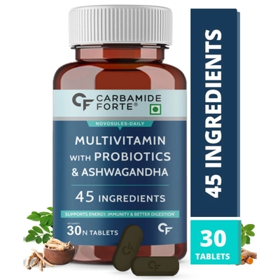 Carbamide Forte Multivitamin With Probiotics & Ashwagandha Tablets