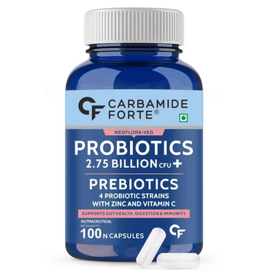 Carbamide Forte Probiotics Supplement 2.75 Billion For Women & Men