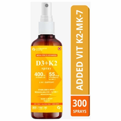 Carbamide Forte Vitamin D3 400 Iu With Vitamin K2 Mk7 55mcg Spray