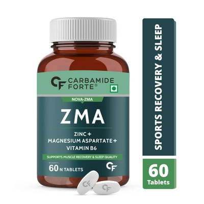 Carbamide Forte Zma Supplements For Men & Women - Zinc, Magnesium Aspartate & Vitamin B6