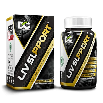 Doctor's Choice Liv Support With Milk Thistle Supplement
