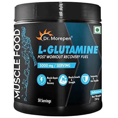 Dr. Morepen Muscle Food L-glutamine, Post Workout Supplement