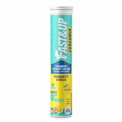 Fast&up Curcumin 500mg With 95% Piperine (tube Of 25 Tabs)
