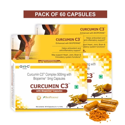 Ghc Herbals Curcumin C3 Complex 500mg