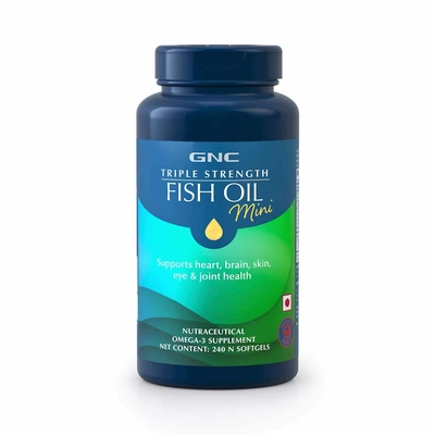 GNC Triple Strength Fish Oil Mini Softgels