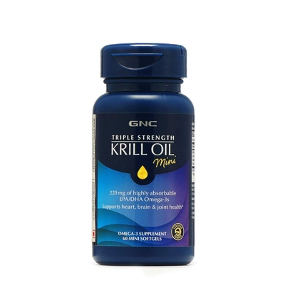 GNC Triple Strength Fish Oil Plus Krill