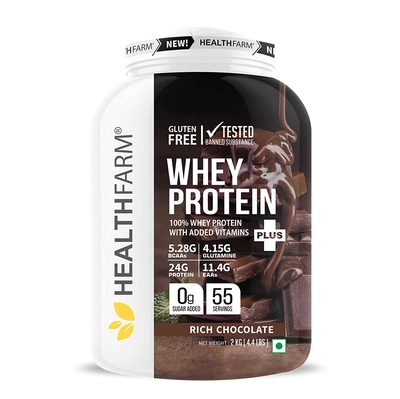 Healthfarm Whey Protein Plus W/ Added Vitamins | 24g Protein
