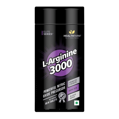 Healthfarm L Arginine 3000 Mg Tablets | Nitric Oxide Supplement