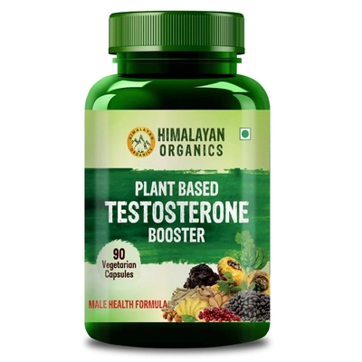 Himalayan Organics Plant Based Testosterone Booster Supplement For Men 2000mg