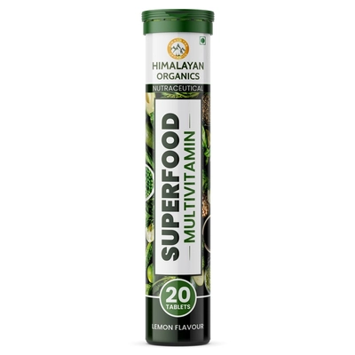 Himalayan Organics Superfood Multivitamin Supplement - 20 Effervescent Tablets