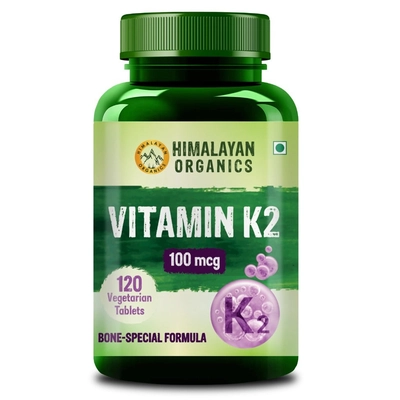 Himalayan Organics Vitamin K2 100mcg - Strong Bones & Healthy Heart