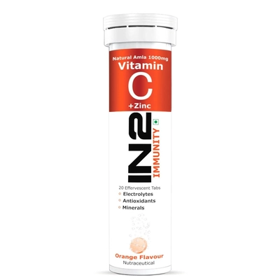In2 Nutrition Natural Amla 1000mg Vitamin C + Zinc