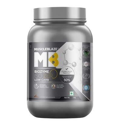 MuscleBlaze Biozyme Iso Zero Low Carb