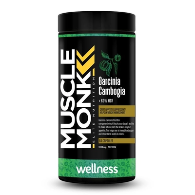 Muscle Monk Garcinia Cambogia - Manage Weight Naturally With 60% Hca