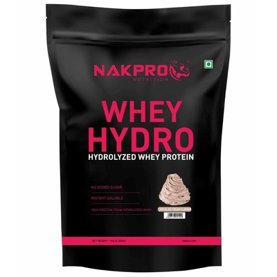 Nakpro Hydro Whey Protein Hydrolyzed Supplement Powder