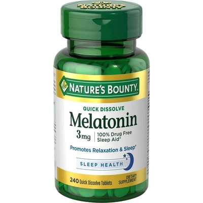 Nature’s Bounty Melatonin 3mg