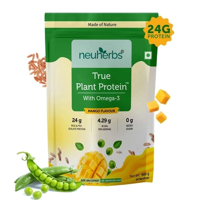 Neuherbs True Plant Protein Powder With Omega 3