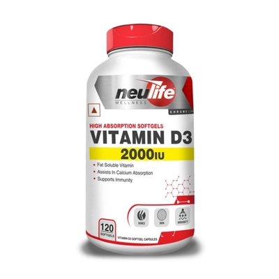 Neulife Wellness Vitamin D3 2000iu High Strength