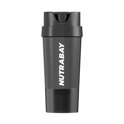 Nutrabay Cyclone Shaker 500ml - 2 Packs, Black