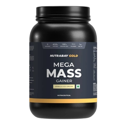 Nutrabay Gold Mega Mass Weight Gainer