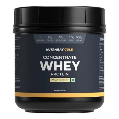 Nutrabay Gold 100% Whey Protein Isolate - 1 Kg (2.2 Lb), Rich Chocolate Creme