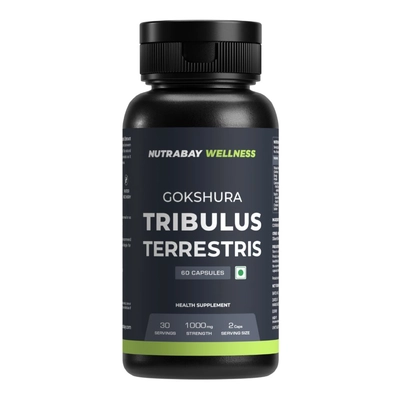 NUTRABAY Wellness Tribulus Terrestris Extract (Gokshura) 1000mg. Tribulus (Tribulus terrestris) is a plant that produces fruit covered with spines. It is traditionally known as an aphrodisiac in various cultures. - 60 Caps