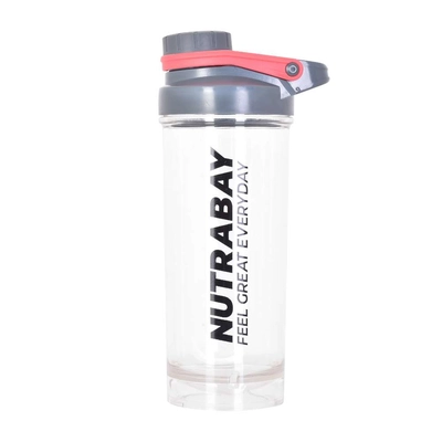 Nutrabay Dynamize Shaker Bottle 700ml - Transparent, 700 Ml