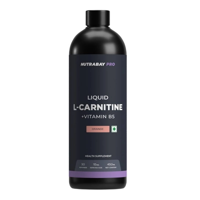 Nutrabay Pro Liquid L-carnitine + Vitamin B5 -1500mg
