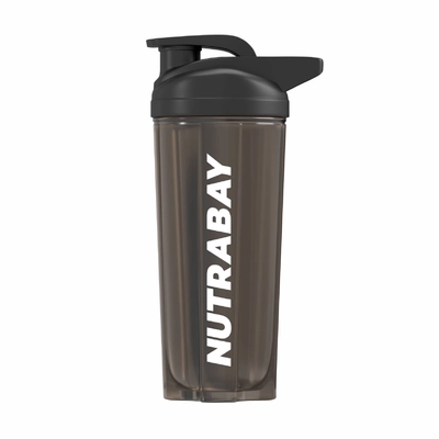Nutrabay Black Shaker Bottle - 700 Ml