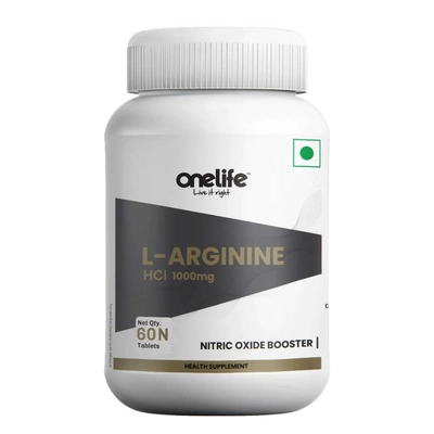 Onelife L-arginine 1000mg Nitric Oxide Booster Supplement