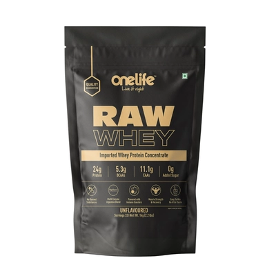 Onelife Raw Whey Imported Whey Protein Concentrate