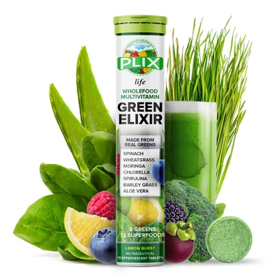 Plix Life Green Elixir Wholefood Multivitamin