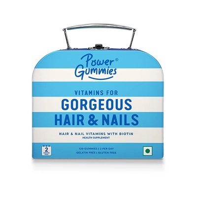 Power Gummies Gorgeous Hair & Nails with Biotin