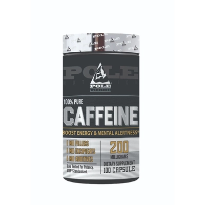 Pole Nutrition 100% Pure Caffeine 200mg