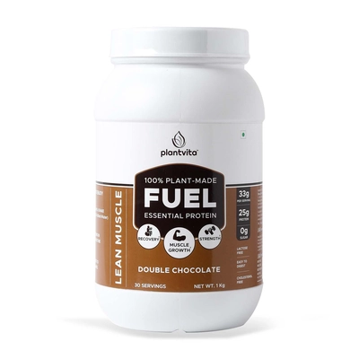 Plantvita Fuel - Plant Protein For Lean Muscle Gain, 25g Protein, Turmeric Extract + Digestive Enzymes