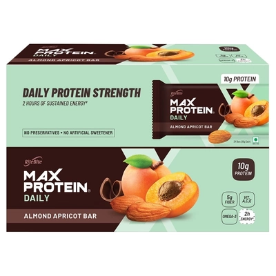 RiteBite Max Protein Daily Almond Apricot Bar