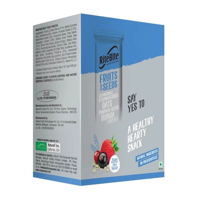 Ritebite Nutrition Fruit & Seeds Bar