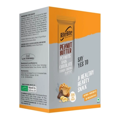 Ritebite Nutrition Peanut Butter Bar