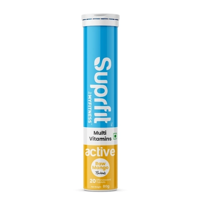 Suprfit Active Multivitamins Effervescent Tablets